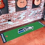 NFL Seattle Seahawks Golf Practice Putting Green Rug Runner 18" x 72"
