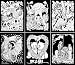 Unicorns, Mice, Dinosaur, Dragons, Kittens, Knight - Six 8x10 Fuzzy Velvet Posters