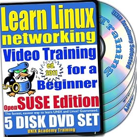 Learn Linux Networking for a Beginner Video Training and Two Certification Exams Bundle, openSUSE Edition. 5-disk DVD Set, Ed.2011
