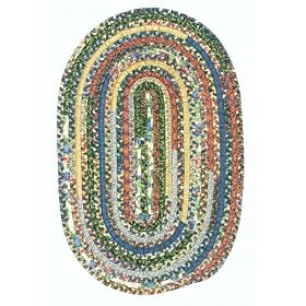 9' Square Wild Flower Oval by Colonial Mills Cottage Comfort Collection TC37