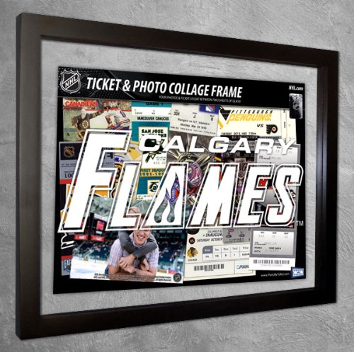 Calgary Flames Ticket & Photo Collage Frame (w Team Name)