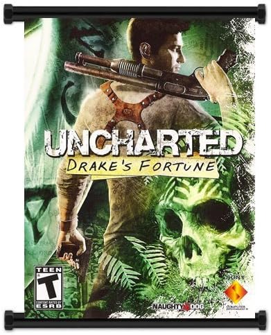 Uncharted: Drakes Fortune Game Fabric Wall Scroll Poster (16"x21") Inches