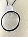 MagniPros 3x Magnifying Glass Necklace/Pendant Magnifier with 6x Spot Lens & 3 Bonus Magnifying Wallet Lenses -Ideal for Reading Small Prints & Low Vision Aids