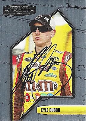 'AUTOGRAPHED Kyle Busch 2011 Press Pass Stealth (#18 M&M''s Racing Team) Signed Collectible NASCAR Trading Card with COA'