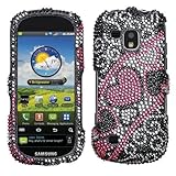 Samsung Continuum (Galaxy S) Crystal Bling Protector Case - Streaming Heart ....