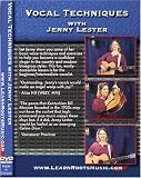 Vocal Techniques with Jenny Lester