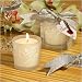 Candle Glass Silver Heart Design (30 per order) Wedding Favors