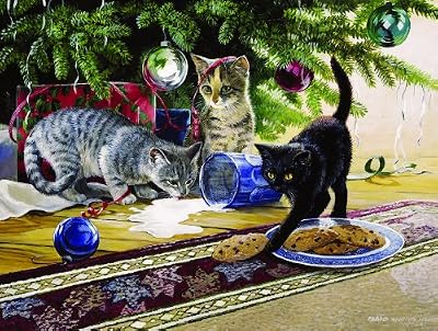 Santa's Helpers 500pc Jigsaw Puzzle by Persis Clayton Weirs