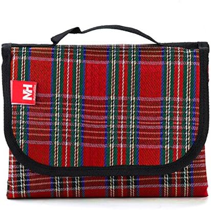 Outdoor Picnic Mat Waterproof Camping Mat Beach Blanket Sandproof Picnic Mat (Red)