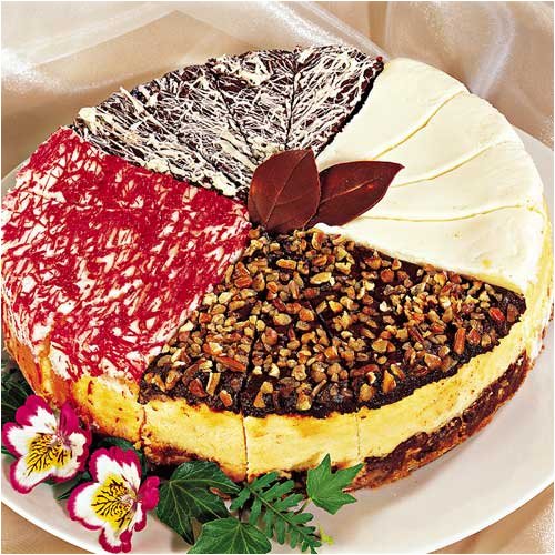 Four Flavor Party Cheesecake by Gourmet Burgers
