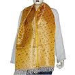 Girls Gift Brocade Silk Scarves 22 x 72 inches