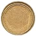 Natural Hand Woven Split Bamboo Nested Round Trays Set of Three - Large=25.5"D - 2"H
