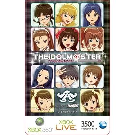 Xbox LIVE 3500 �}�C�N���\�t�g �|�C���g �J�[�h THE IDOLM@STER ����o�[�W����(D)�y�v���y�C�h�J�[�h�z