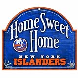 NHL New York Islanders 10-by-11 inch Wood Sign Home Sweet Home