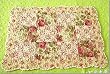 Shabby Chic Red Roses Patched/quilted Bath rug/mat A
