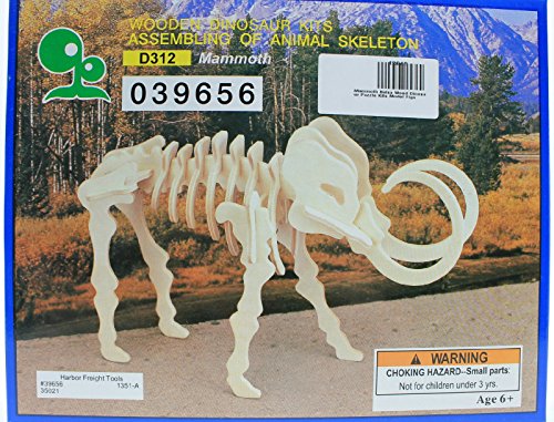 IQ Assembling Products Series Balsa Wood 3D Puzzle Mammoth