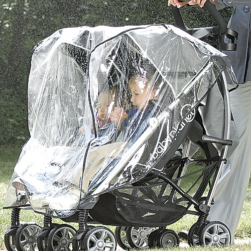One Step Ahead - Stroller Weather Shield - Double Jogging image
