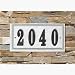 Qualarc RIG-4915 Ridgestone Rectangle Address Plaque System, Slate