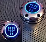 Schaltknauf mit blauer Led Beleuchtun...