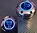Produkt-Bild: Schaltknauf mit blauer Led Beleuchtung f&uuml;r Opel Calibra Opel Tigra, Opel Corsa , Fiat Punto , Renault Clio , Opel Vectra ,. Renault Megane , Renault Lagune , Fiat Panda mit RGA