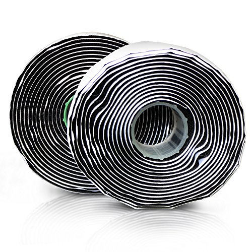 Xfasten adhesive hook and loop, black, 1-inch x 10-foot industria…