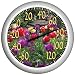 Springfield Precision Instruments Model 90007-64 13.25" Tulip Garden Low Profile Patio Thermometer