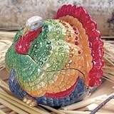 JEWELED TURKEY BOX - JEWELED TURKEY BOX