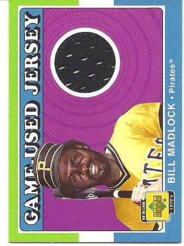 Bill Madlock 2001 Upper Deck Decade 1970's Game Jersey Jersey Card J-BMa