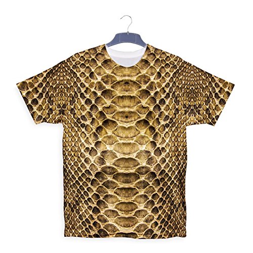 Snake Skin Hip Hop Bling 3D All Over Printed T-shirt