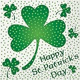 Lucky Shamrock St. Patrick's Day Party Napkins, 16ct
