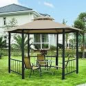 Coolaroo Victoria 11 ft Hex Gazebo - Smoke