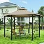 Coolaroo Victoria 11 ft Hex Gazebo - Smoke