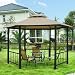 Coolaroo Victoria 11 ft Hex Gazebo - Smoke