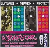 Wrapstar Camo Dots 4 Pack Graphic Skin for Wii Nunchuk and Remote (Wii)