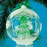 Irish Angel LED Lighted Glass Christmas Ornament