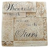 Outdoor Living : Beautiful Handcrafted & Painted Stoneware Garden Wall Sign