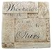 Beautiful Handcrafted & Painted Stoneware Garden Wall Sign