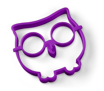 Fred Funny Side Up Owl Egg Ring, Purple