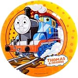 Thomas the Tank Engine Party in a Box, Childrens Party Supplies, 25 Settings  3 Foil Balloons, 15 Latex Balloons, 3 Thomas the Tank Engine Room Banners, 25 Thomas the Tank Engine Plates, Cups and Napkins, 3 Thomas the Tank Engine Table Covers, 25 Thomas the Tank Engine Pre-Filled Deluxe Party Bags filled with 9 toys and sweets, 25 Thomas the Tank Engine Invitations and 25 Thomas the Tank Engine Masks