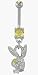 June Birthstone Playboy Belly Button Ring