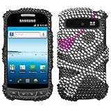 Samsung Admire R720 Diamond Crystal Bling Protector Case - Pirate Skull