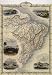1800'S BRAZIL RIO DE JANEIRO AMAZON BAHIA RIO NEGRO SAO PAULO MAP SMALL VINTAGE POSTE...