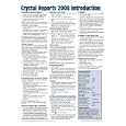 Crystal Reports 2008 Quick Reference Guide: Introduction (Cheat Sheet of Instructions,...