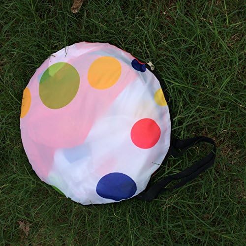 HURRY!! LIMITED TIME OFFER!!! Durable Ball Pit Cute Six Sided Hexagon Polka Dot Children Ball Pit with Carry Tote (Ball Sold Separately) Great and Exciting Gift for ANY AGE By Playou. (Small)