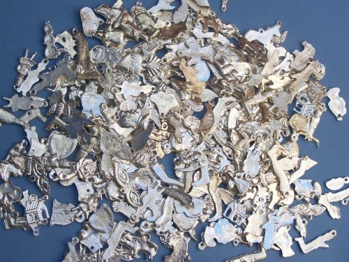 Milagro Lot - 25 YOU PICK YOUR FAVES Mexican Milagros, Silver Color