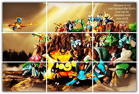 Pokemon Poster Large Print Giant Wall Art w3