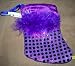 Disney Crown Purple Stocking Christmas Ornament