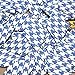 Sequin Blue Silver Houndstooth Pattern Metallic Long Diamond 1.75 inches Couture Loose Paillettes