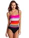 Bleu Rod Beattie Women's Earn Your Stripes Over The Shoulder Cup Mio Bra, Hot Pink, 4 Bleu Rod Beattie Women's Earn Your Stripes Over The Shoulder Cup Mio Bra, Hot Pink, 4
