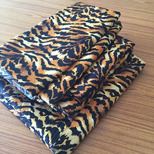 Whasmos Decor Comfort Soft Bedding Egyptian Cotton 500-Thread-Count 1 QTY-Fitted Sheet Only Tiger Print Queen Size 20 Inch Pocket Depth.(Top/Flat Sheet &amp; Pillow Case Not Included This Set)